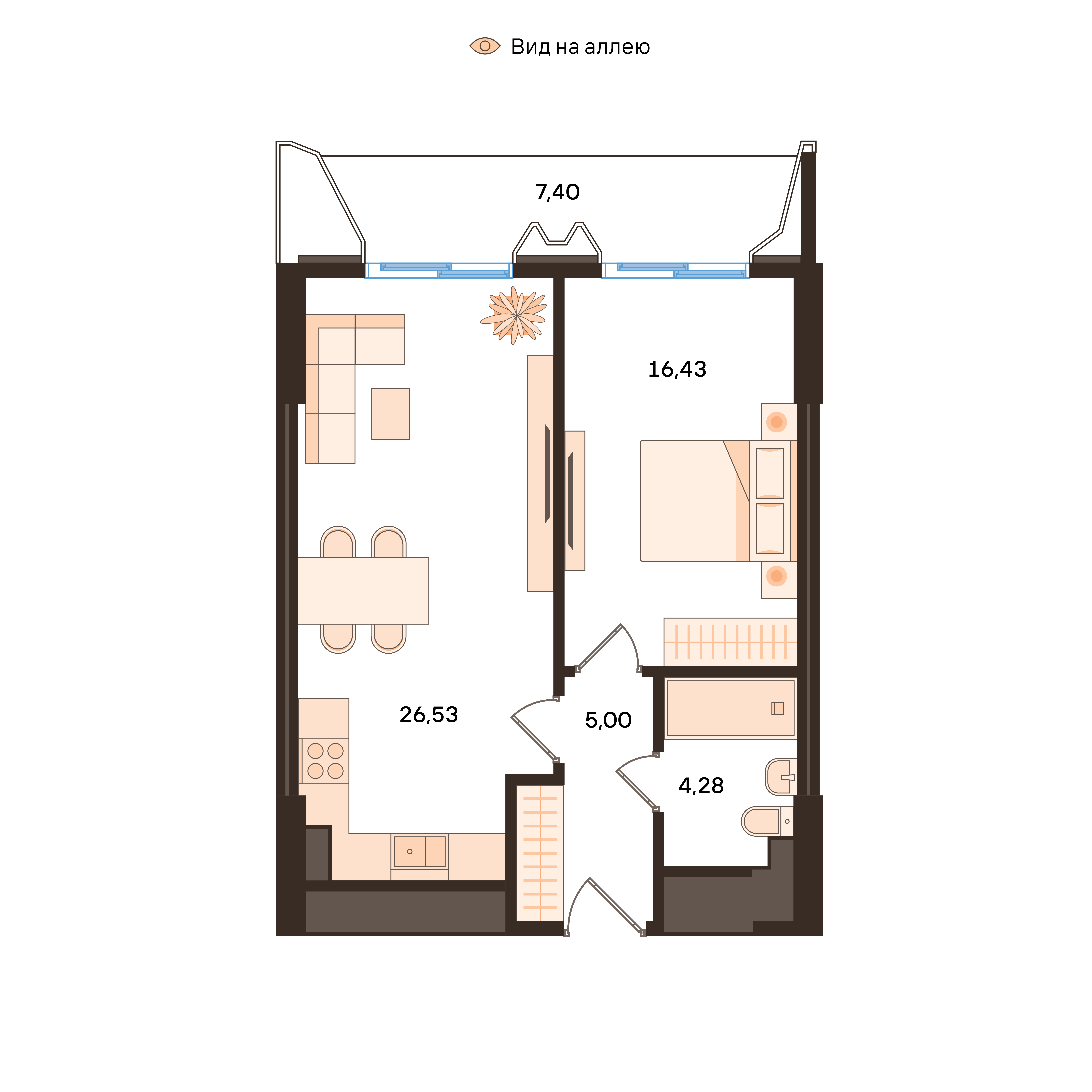 2-room No. 425
