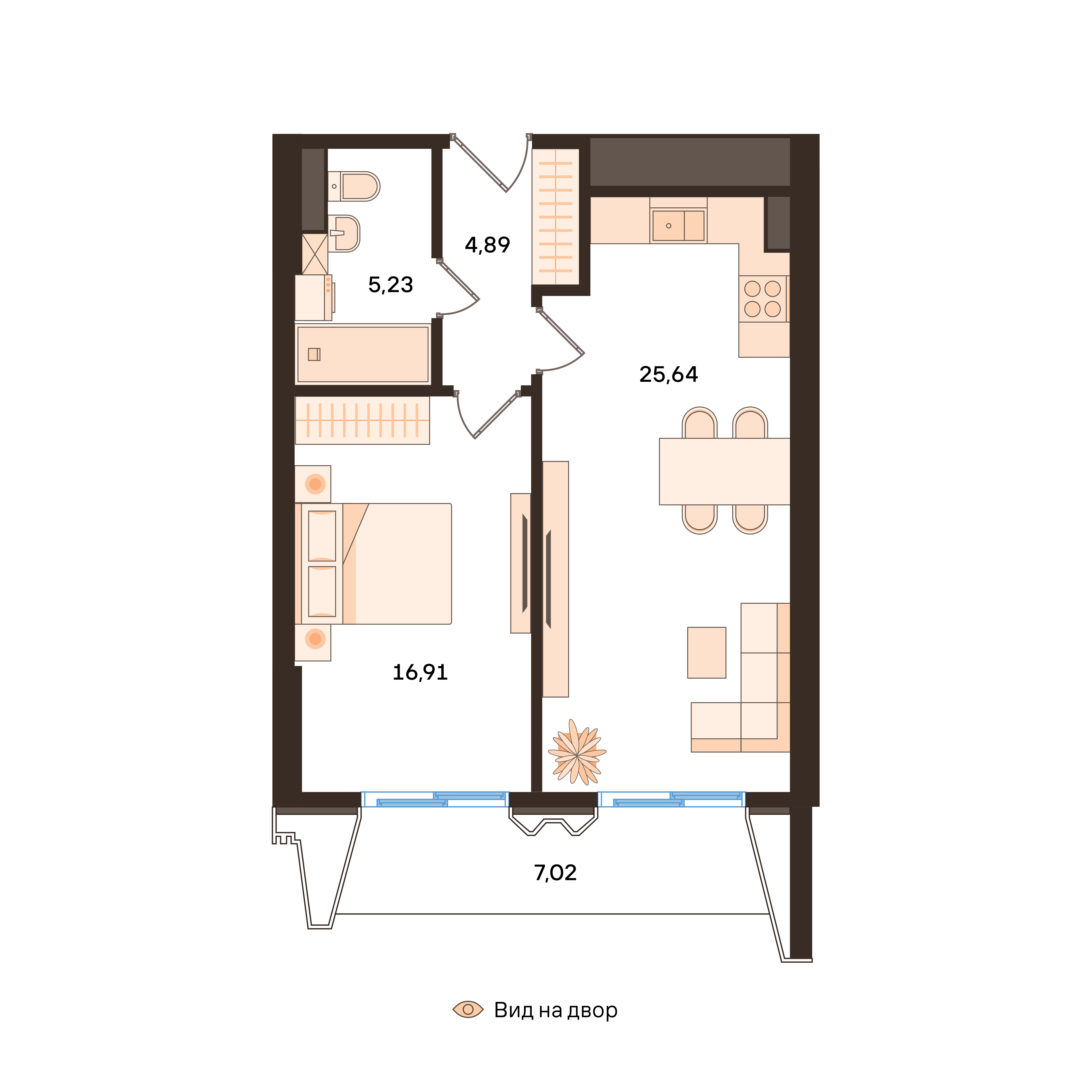 2-room No. 423