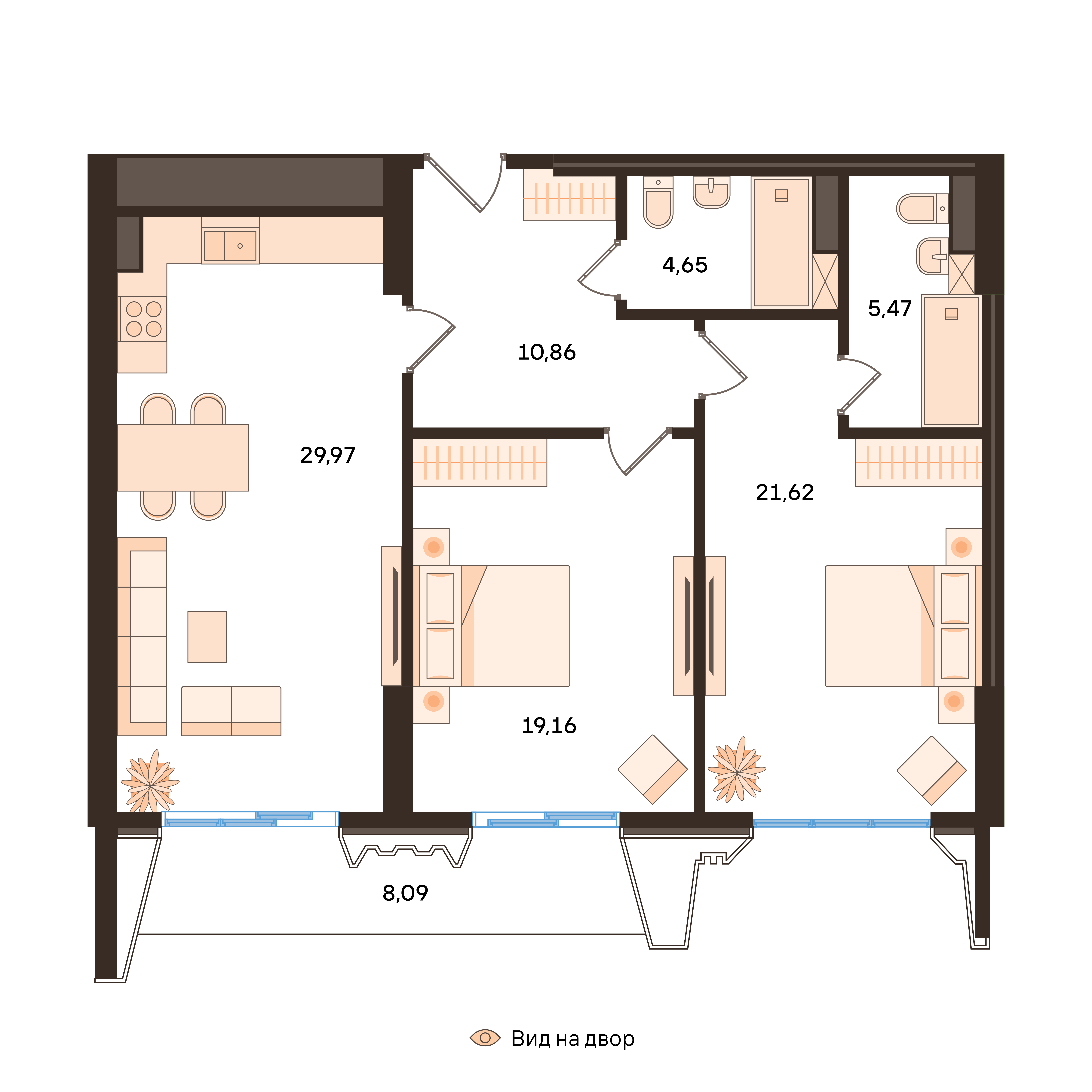3-room No. 316
