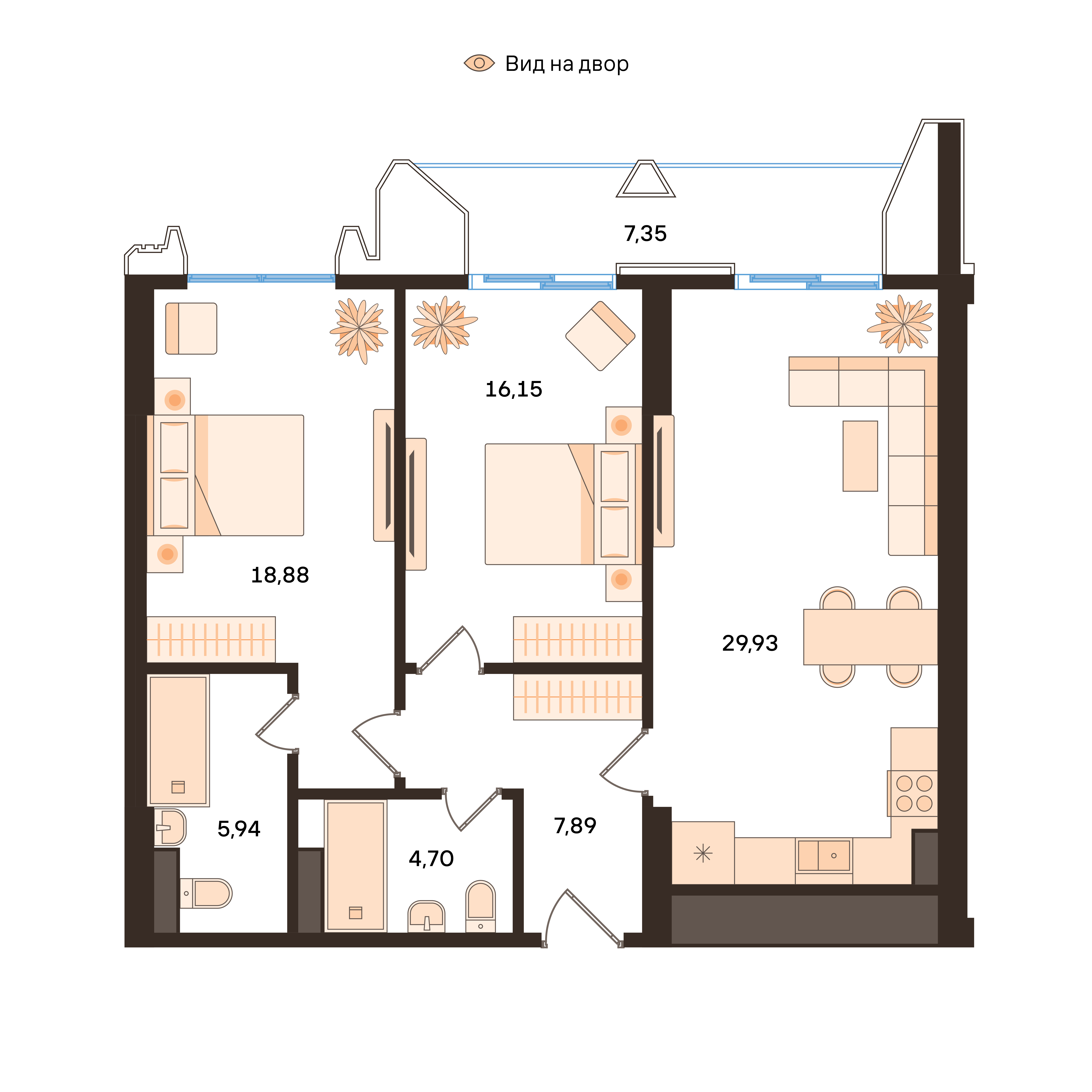 3-room No. 174
