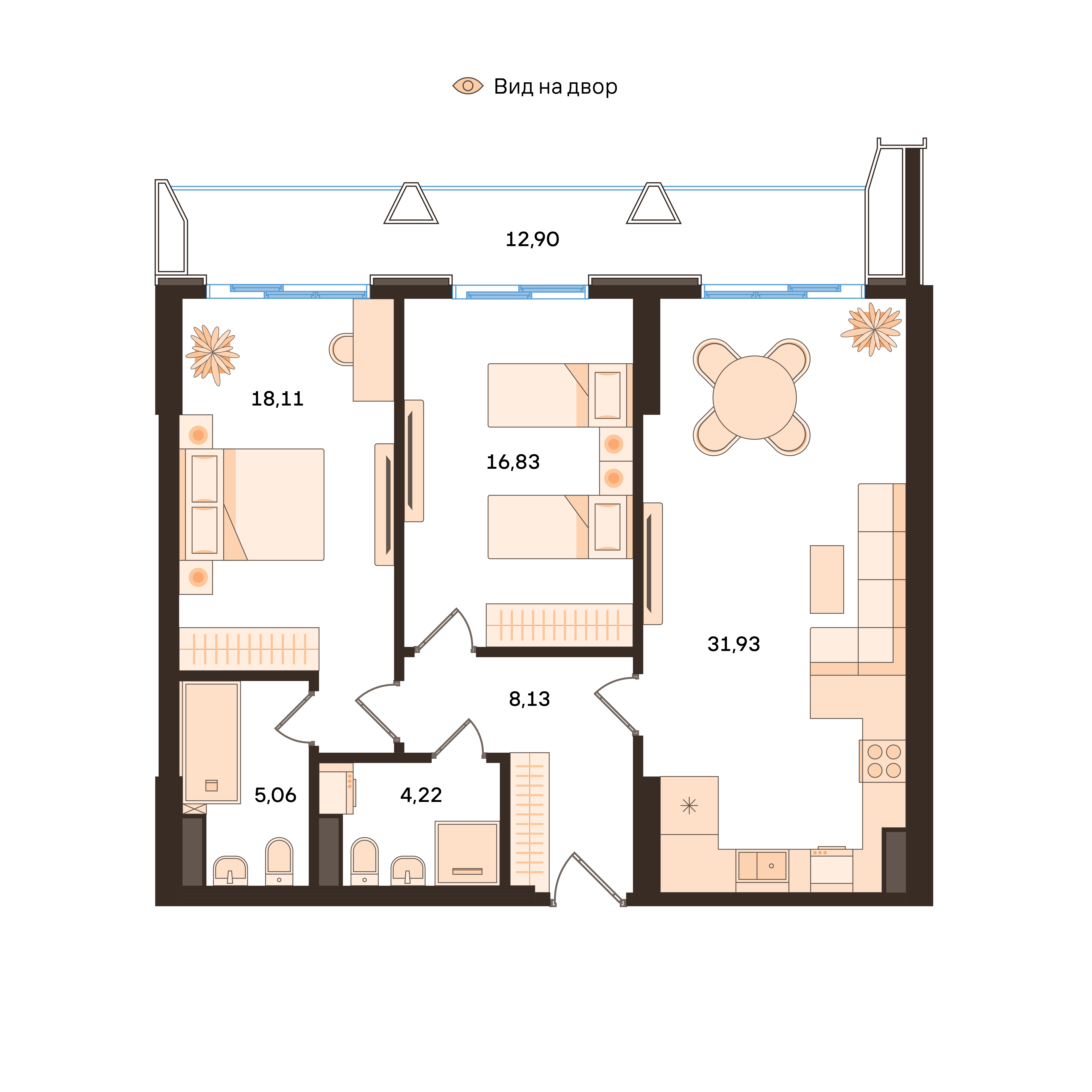 3-room No. 12