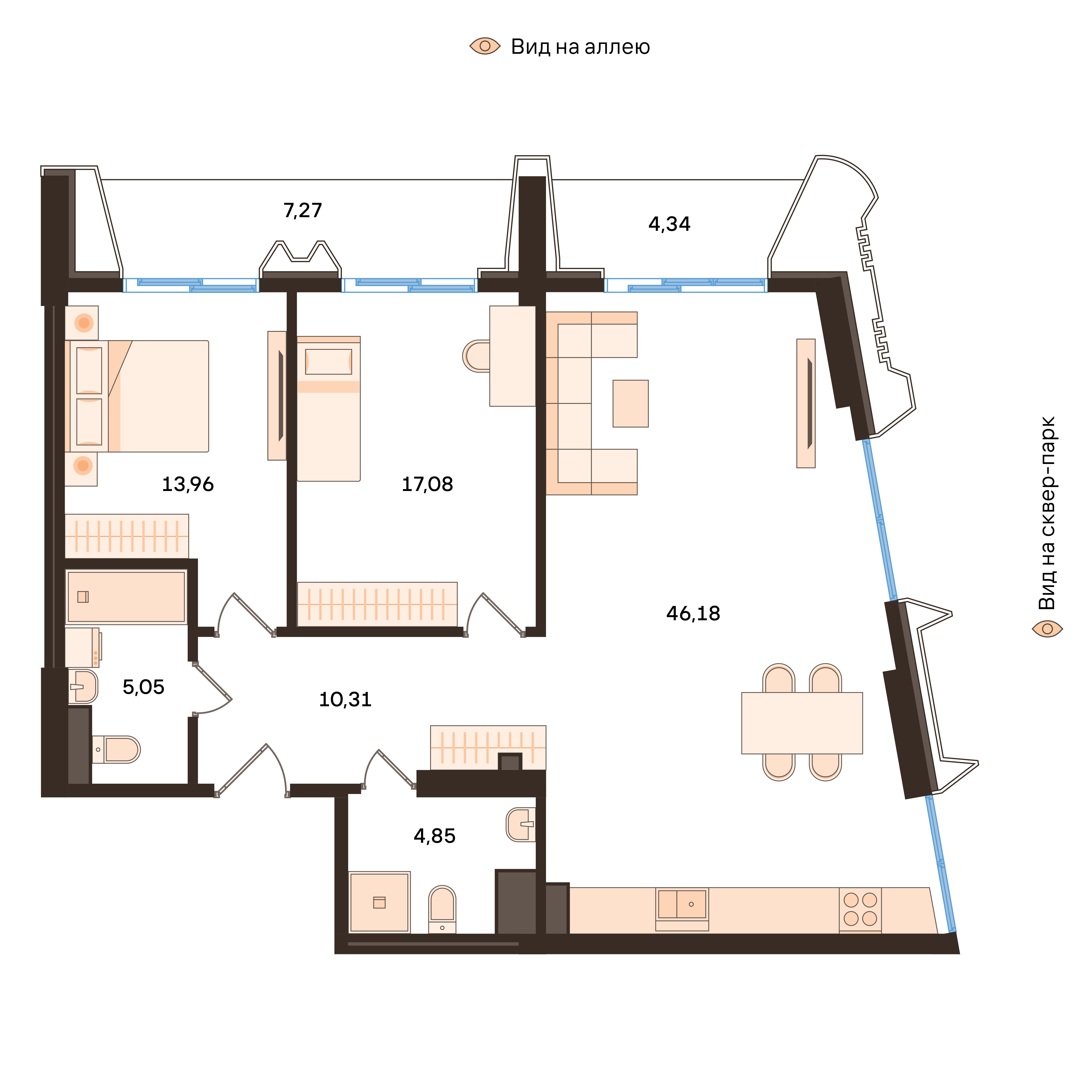 3-room No. 445